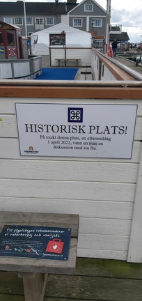 Historischer Platz in Grebbestad