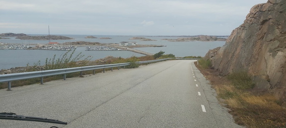 Anfahrt zur Lysekils Marina